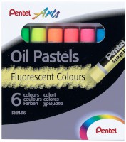 Öl-Pastellkreide PentelArts PHN, 6 fluoreszierende Farben sortiert
