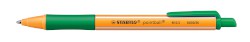 Kugelschreiber STABILO® pointball®, Druckmechanik, 0,5 mm, grün