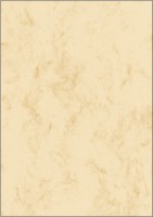 Designpapier A4 90g 25 Blatt Marmor beige