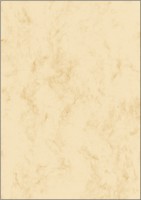 Designpapier A4 200g 50 Blatt Marmor beige