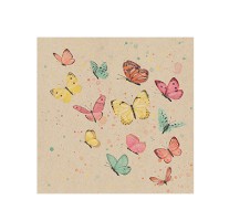 Serviette "Butterflies" By Nature 33 x 33 cm 20er Packung
