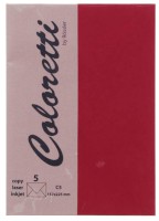 Coloretti Briefumschlag C5 Rosso im 5er Pack