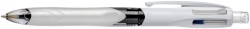 Mehrfarb-Druckkugelschreiber BIC® 4 Colours® 3+1 HB, 0,32/0,7 mm, grau