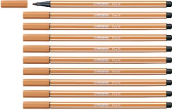 Pen 68 Premium-Filzmaler ocker-dunkel, Strichstärke: 1 mm
