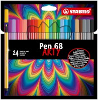 Premium-Filzstift STABILO® Pen 68, ARTY mit 24 Stiften