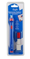 Elektrischer Radierer blau/rot; Ausführung: Radierstift