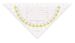 Geo-Dreieck®, Plexiglas®, 160 mm, glasklar