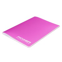 Notiz- und Schreibheft „Power-Collection“ pink; DIN A5; liniert; 40 Blatt