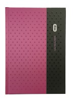 Notizbuch Diorama pink, DIN A6, kariert, Kladde mit: 80 Blatt