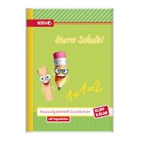 Klipp&Klar Grundschulaufgabenhefte mit Tagesfarben, A5, 1 Woche 2 Seiten, Hurra Schule