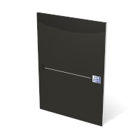 Oxford Black Briefblock schwarz, Format: DIN A4, Lineatur: liniert, Block mit: 50 Blatt