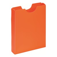 Schulheftbox A4 orange PP