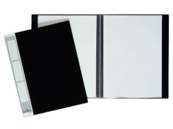 Sichtbücher DURALOOK® schwarz, Ausführung: 10 Sichthüllen, Rücken: 9 mm