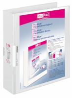 Präsentationsringbuch VELODUR®, 2-D-Ring-Mechanik, 40 mm, A4, 280 x 315 mm, weiß