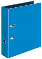 Ordner VELOCOLOR®, glanzkaschierte Pappe/schwarzer Innenspiegel, A4, hellblau