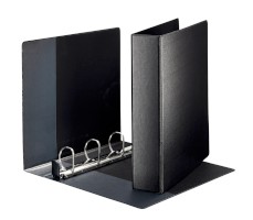 Ringbuch Premium, A4, PP, Sofclick 4 Ringe, 40 mm, schwarz
