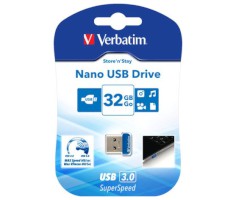 USB Stick Verbatim Nano USB 3.0 32GB blau