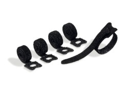 Klett-Kabelbinder mit Schlaufe CAVOLINE® GRIP TIE, 20 x 1 cm, 5 St, schwarz