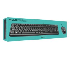 Tastatur/Maus Set, MK120, USB, schwarz