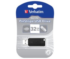 USB-Sticks Pin Stripe Serie 32 GB, schwarz