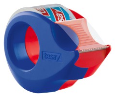 tesafilm® Mini Abroller rot-blau, für Rollengröße: 19 mm x 10 m
