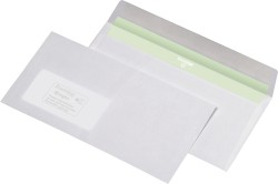 Briefumschlag Envirelope®, DIN lang, 220 x 110 mm, weiß, Hk, 75 g/qm