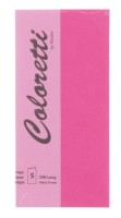 Coloretti Karten DIN lang Pink im 5er Pack zum Selbstgestalten