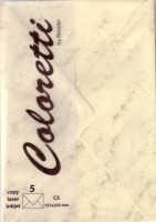 Coloretti Briefumschlag C5 Chamois Marmora im 5er Pack