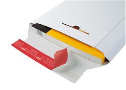 Versandtaschen ColomPac® mit Wiederverschluss weiß, 170 x 245 x 30,48 g
