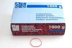 Elastico Gummiringe, rot Größe: 50 mm (No 8) 1000 g