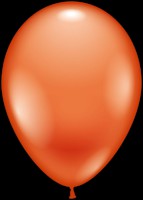 Luftballons rund, 100 Stück orange