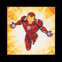 Crystal Art Karte Marvel "Ironman" 18x18 cm