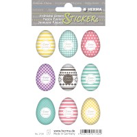 Sticker DECOR Happy Easter Eierset Bunt