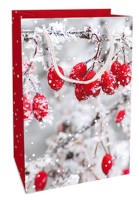 Tragetasche  11x16x5 cm Weihnachten "Frosted Berries"