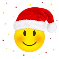 Serviette Weihnachten "X-mas Smiley" 33 x 33 cm 20er Packung