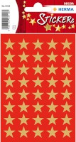 Sticker Weihnachten DECOR "Sterne" gold 13mm