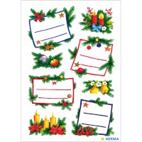 Sticker Weihnachten DECOR "Tannengestecke"