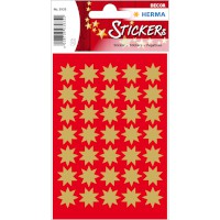 Sticker Weihnachten DECOR "Sterne" gold